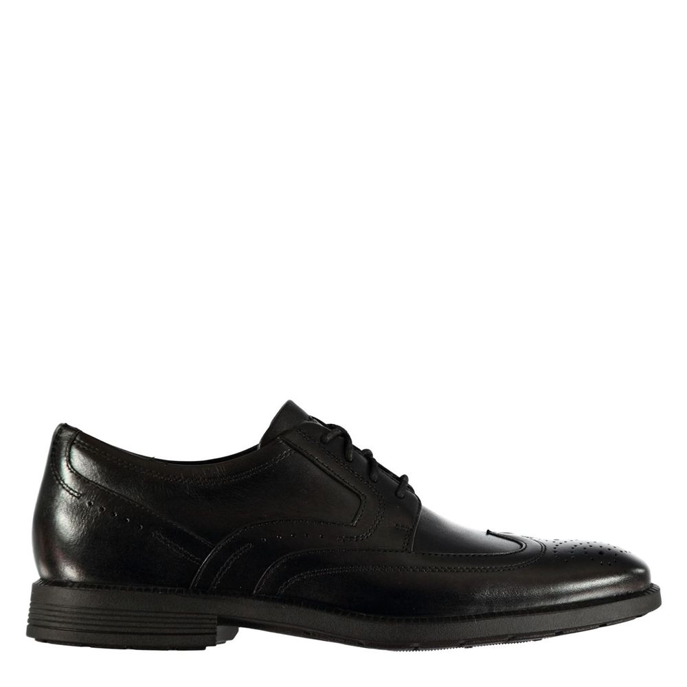 Rockport Canada Modern Wing - Mens Oxfords Black (AGY972358)